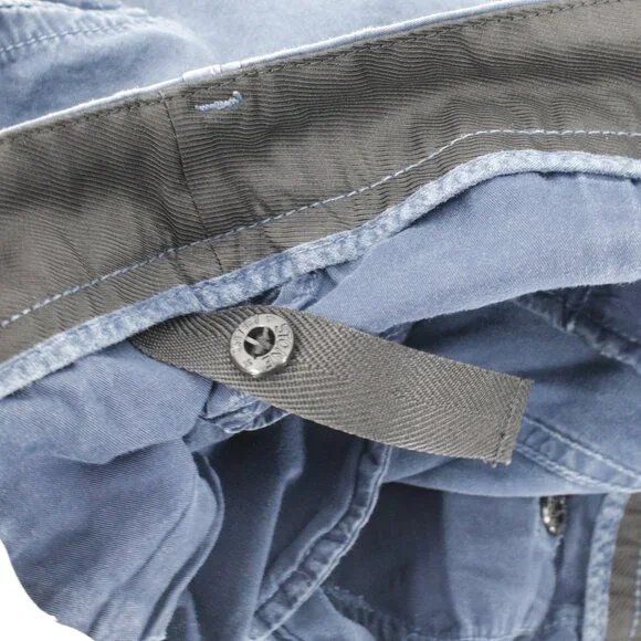 Stone Island Cargo Pants Men 30 Type SL Blue garment dyed trouser Cotton Pockets - Picture 15 of 15